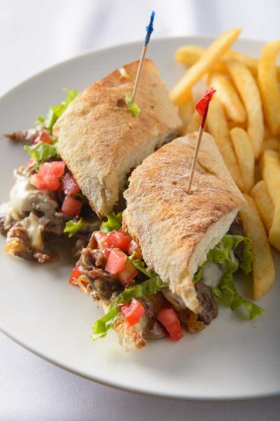 steak cheese sandwich